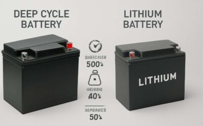Which lasts longer for your setup: deep cycle battery vs lithium battery comparison.