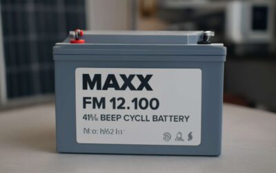 Power your adventures with maxx fm 12 100 gel deep cycle battery 12v 100ah for reliable power