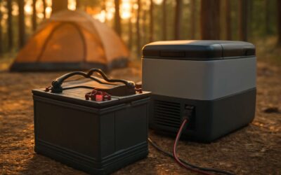 Stay cool on adventures with a deep cycle battery for camping fridge.